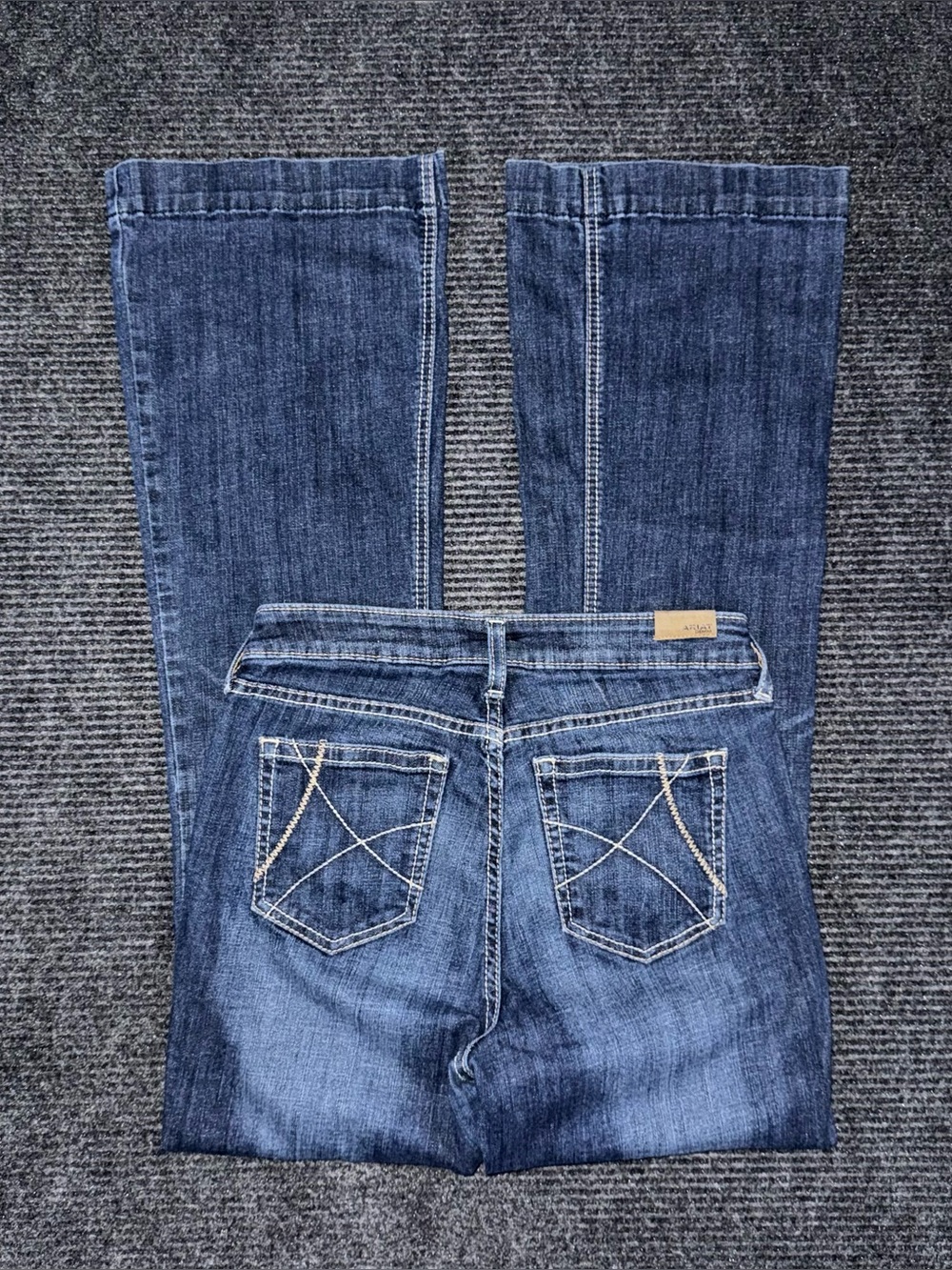 Ariat Ella Wide Leg Slim Trouser Dark Wash Blue Jeans 29 R 10032550